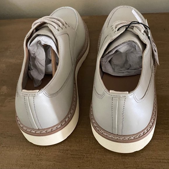 New With Tags Zara Man Lug Soles Shoes. Beige. Size: 10 main image 4
